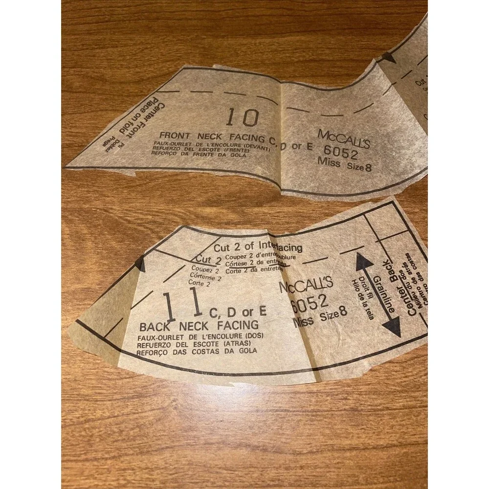 90s SIZES 8 10 12 McCalls 6052 Misses Dresses *HAS BEEN CUT*